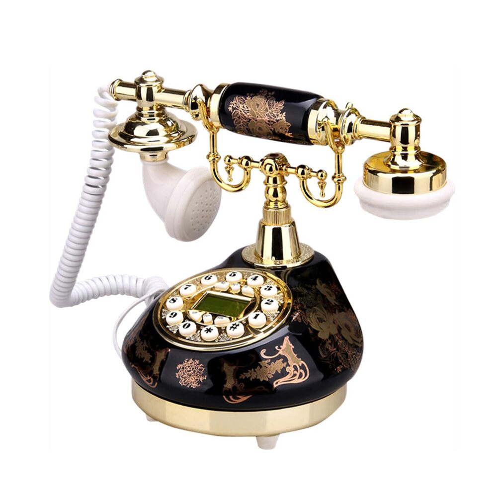 7054 Corded Old Fashion Antique Landline Telephone Decor 1960, Wired